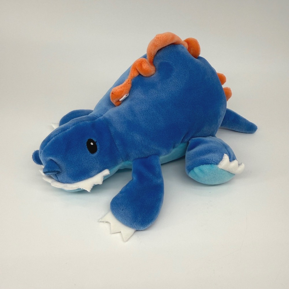 Gigglescape Blue Stegosaurus Plush Dinosaur Orange‎ Spikes 086-13-5510 2024